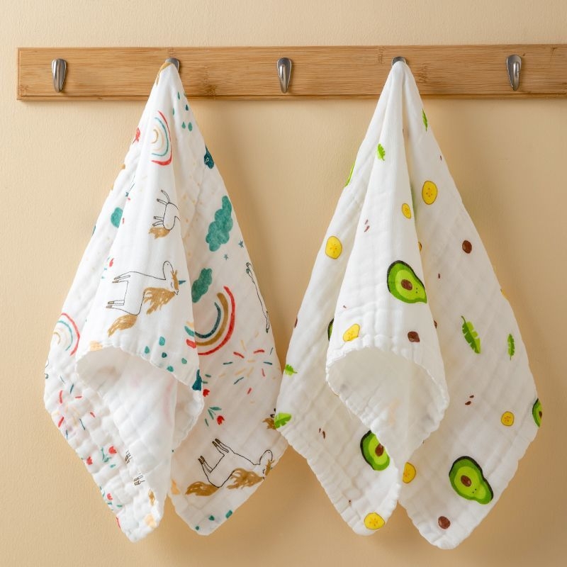 Arc törölköző tiszta gyapotból, géz szerkezetű, 100D szál, nyomtatott gyártási folyamat, újrahasználható