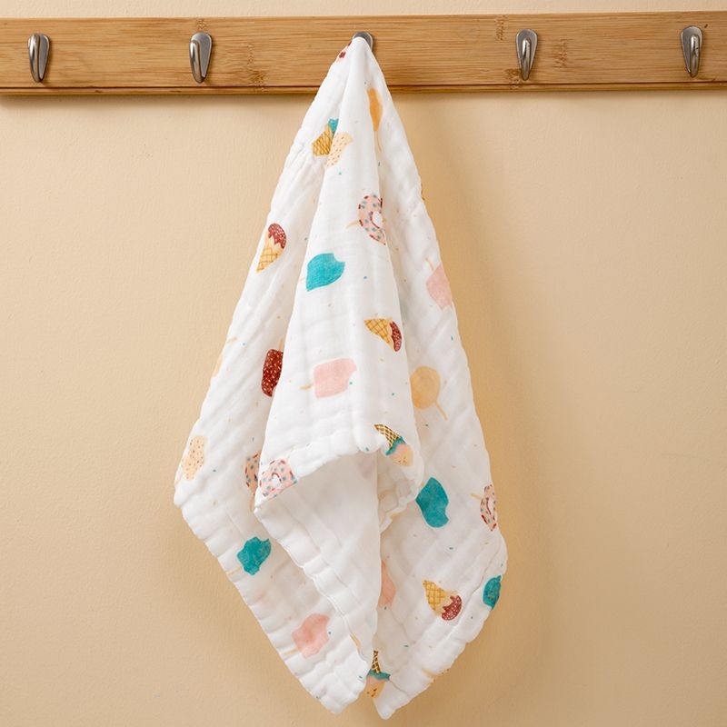 Arc törölköző tiszta gyapotból, géz szerkezetű, 100D szál, nyomtatott gyártási folyamat, újrahasználható