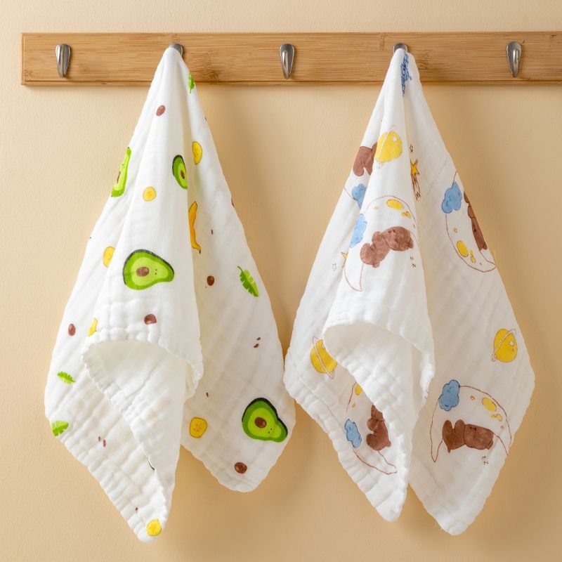 Arc törölköző tiszta gyapotból, géz szerkezetű, 100D szál, nyomtatott gyártási folyamat, újrahasználható