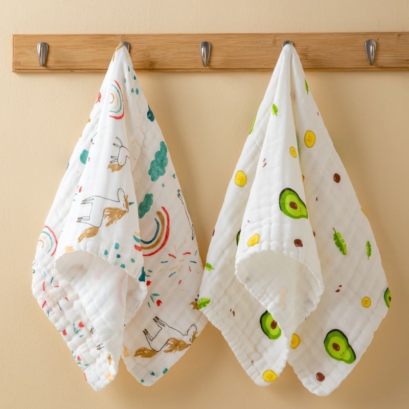 Arc törölköző tiszta gyapotból, géz szerkezetű, 100D szál, nyomtatott gyártási folyamat, újrahasználható