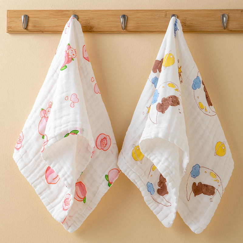 Arc törölköző tiszta gyapotból, géz szerkezetű, 100D szál, nyomtatott gyártási folyamat, újrahasználható