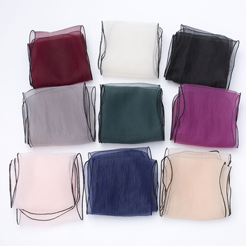 Organza Masni Sál Táska Kiegészítő, 100% Poliészter, Crepe Kötés, Közepes Hossz, Nyár