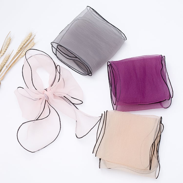 Organza Masni Sál Táska Kiegészítő, 100% Poliészter, Crepe Kötés, Közepes Hossz, Nyár