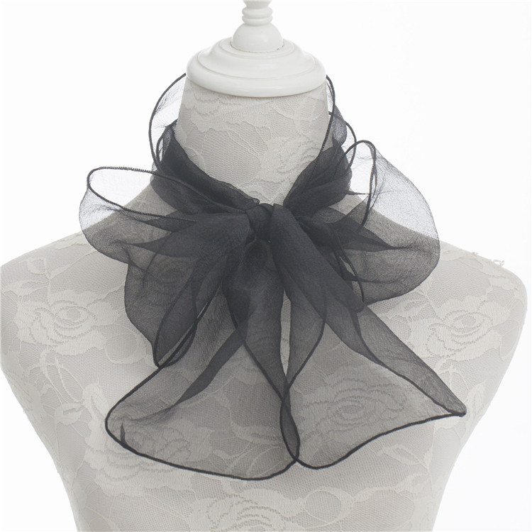 Organza Masni Sál Táska Kiegészítő, 100% Poliészter, Crepe Kötés, Közepes Hossz, Nyár