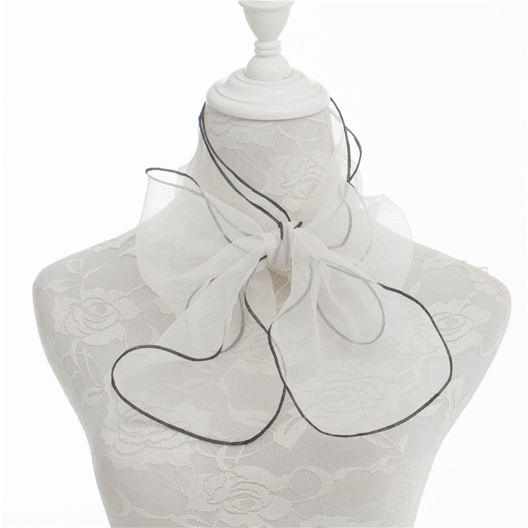 Organza Masni Sál Táska Kiegészítő, 100% Poliészter, Crepe Kötés, Közepes Hossz, Nyár