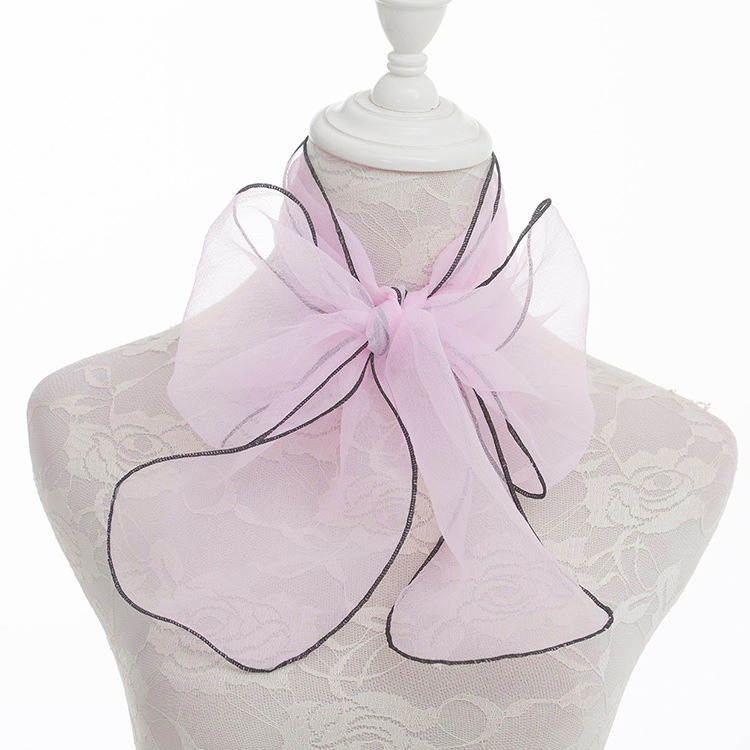 Organza Masni Sál Táska Kiegészítő, 100% Poliészter, Crepe Kötés, Közepes Hossz, Nyár