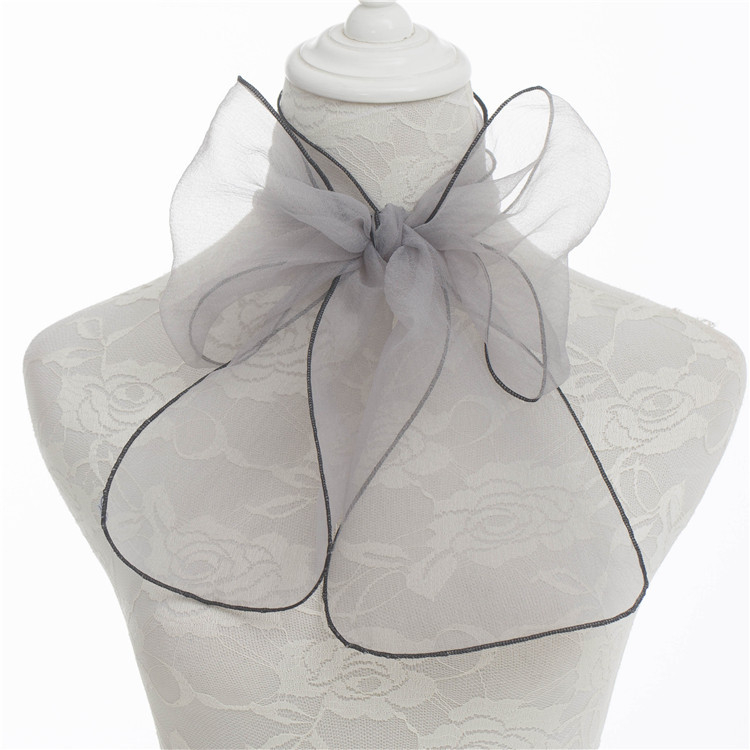 Organza Masni Sál Táska Kiegészítő, 100% Poliészter, Crepe Kötés, Közepes Hossz, Nyár