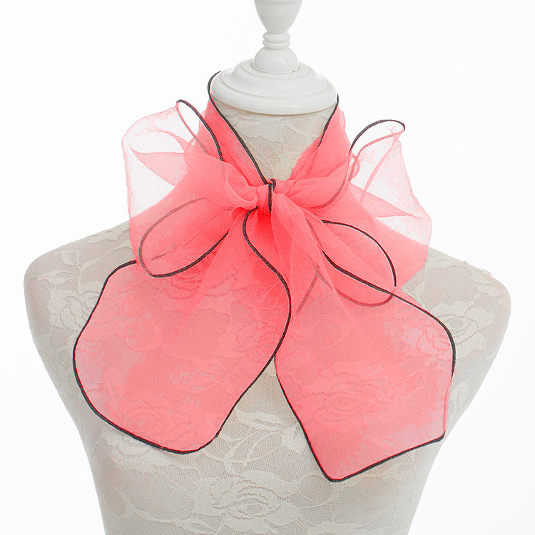 Organza Masni Sál Táska Kiegészítő, 100% Poliészter, Crepe Kötés, Közepes Hossz, Nyár