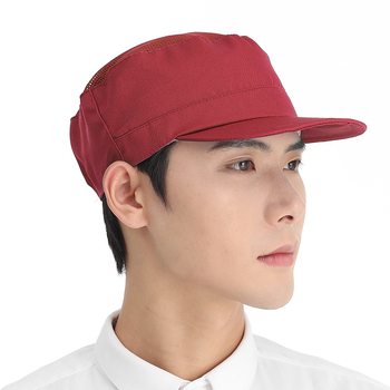 Unisex medvilninė peaked cap su plačiu krašteliu, vienos spalvos modelis, paprastas dizainas