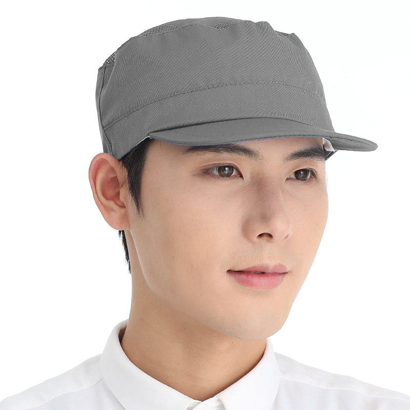 Unisex medvilninė peaked cap su plačiu krašteliu, vienos spalvos modelis, paprastas dizainas