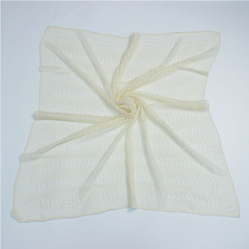 Vuneni šal s prozračnim kvadratnim uzorkom, zaštita vrata i ramena, za sve sezone, mogućnost prilagodbe