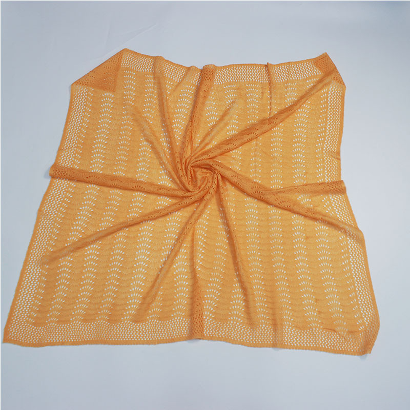 Vuneni šal s prozračnim kvadratnim uzorkom, zaštita vrata i ramena, za sve sezone, mogućnost prilagodbe