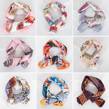 Poliészter négyszögletes sál twill szövésű, uniszex fejkendő, eredeti dizájn