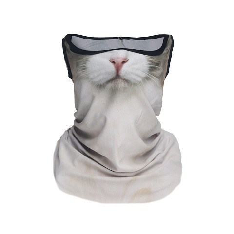 Fél arcmaszk és nyakmelegítő – szélálló kerékpározáshoz, napvédelmet nyújtó, poliészter anyag (>96%), nyár 2025 megjelenés