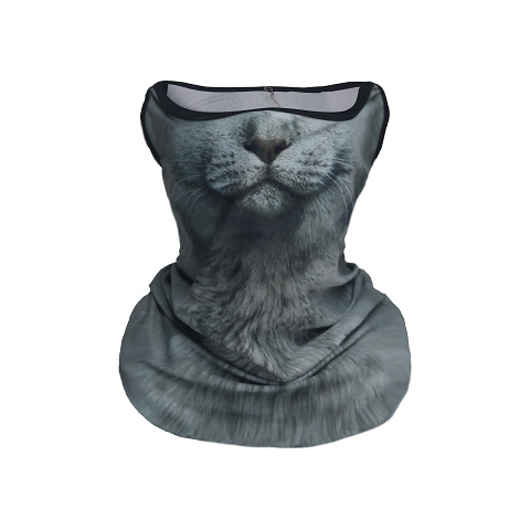 Fél arcmaszk és nyakmelegítő – szélálló kerékpározáshoz, napvédelmet nyújtó, poliészter anyag (>96%), nyár 2025 megjelenés
