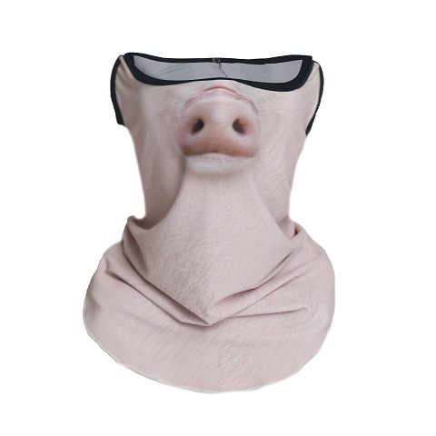 Fél arcmaszk és nyakmelegítő – szélálló kerékpározáshoz, napvédelmet nyújtó, poliészter anyag (>96%), nyár 2025 megjelenés