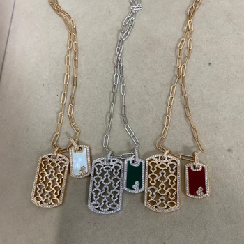 Geometriska agāta kaklarota, Jauns ķīniešu stils, Personalizēts dizains, 2025. gada pavasaris