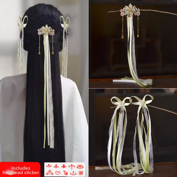 Laste juukseklambrid Han dinastia stiilis lille motiiviga