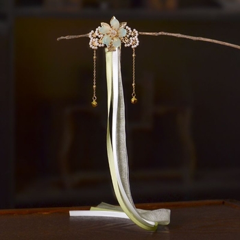 Laste juukseklambrid Han dinastia stiilis lille motiiviga