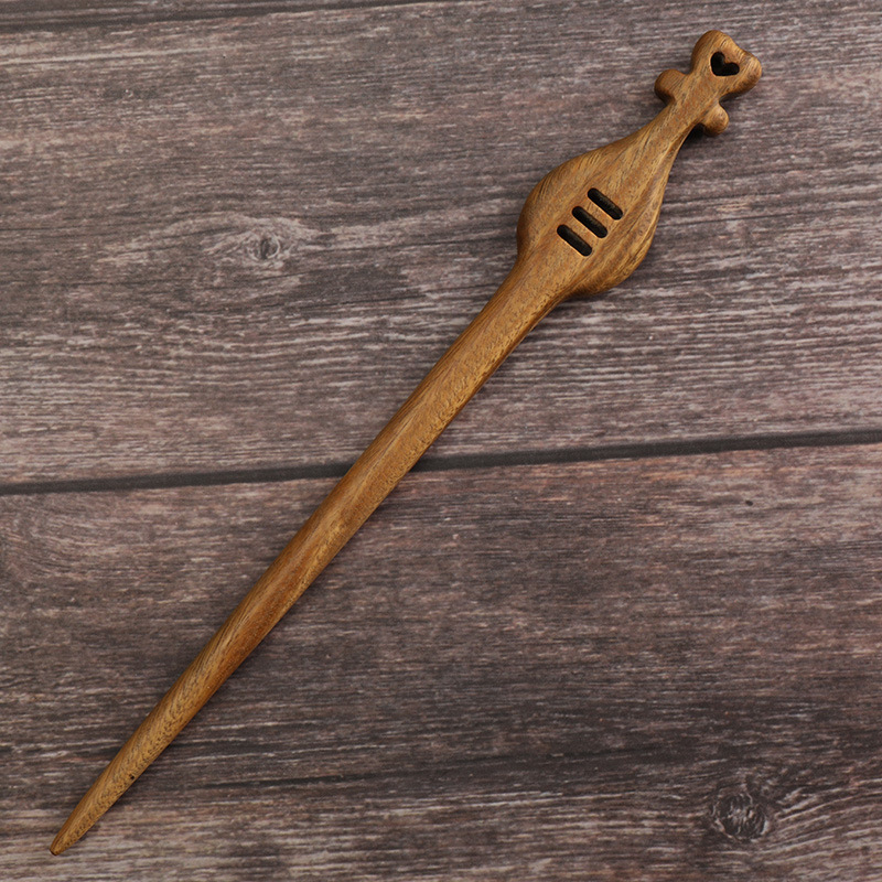 Käsitsi graveeritud puitne juukseklips, retro antiikstiil, kohandatav, sobiv pulmadeks kingitus