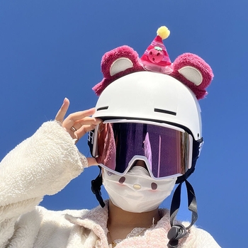 Fenglan 58455 Kuromi galvas lente ķiveres dekorācija, piemērojama slēpošanas un snovborda ķiverēm