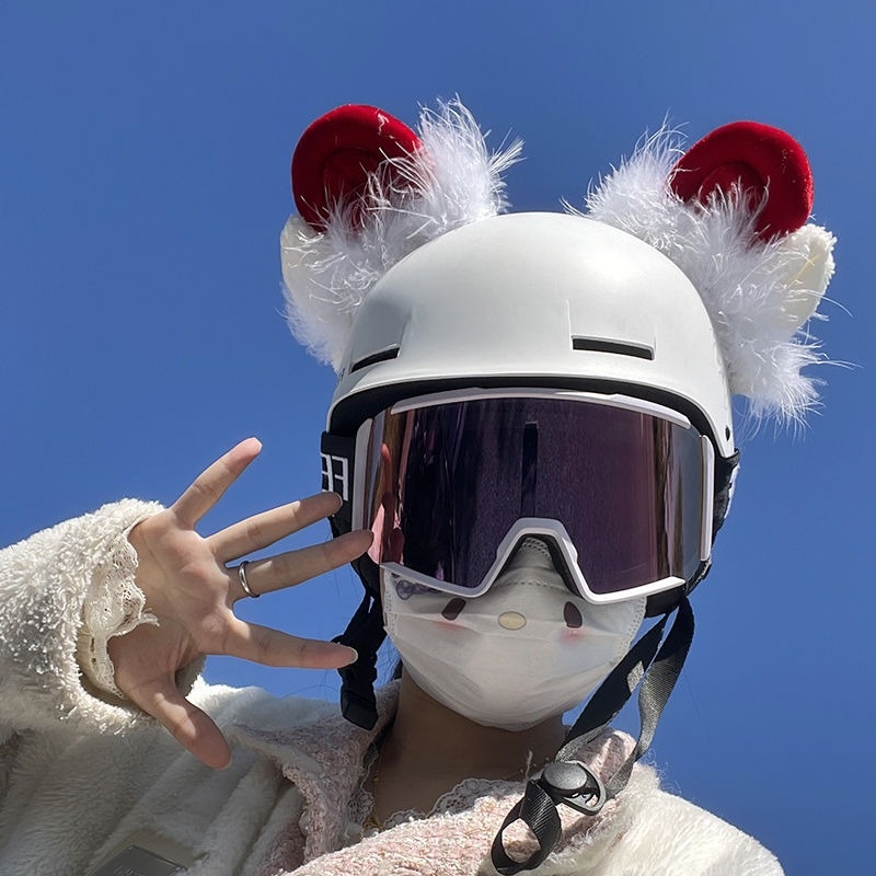 Fenglan 58455 Kuromi galvas lente ķiveres dekorācija, piemērojama slēpošanas un snovborda ķiverēm