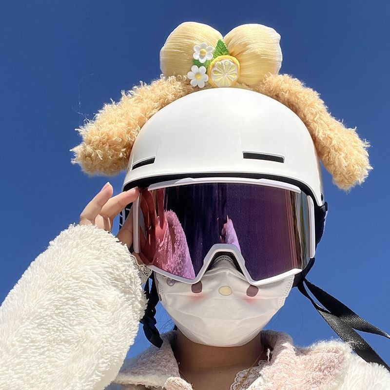 Fenglan 58455 Kuromi galvas lente ķiveres dekorācija, piemērojama slēpošanas un snovborda ķiverēm