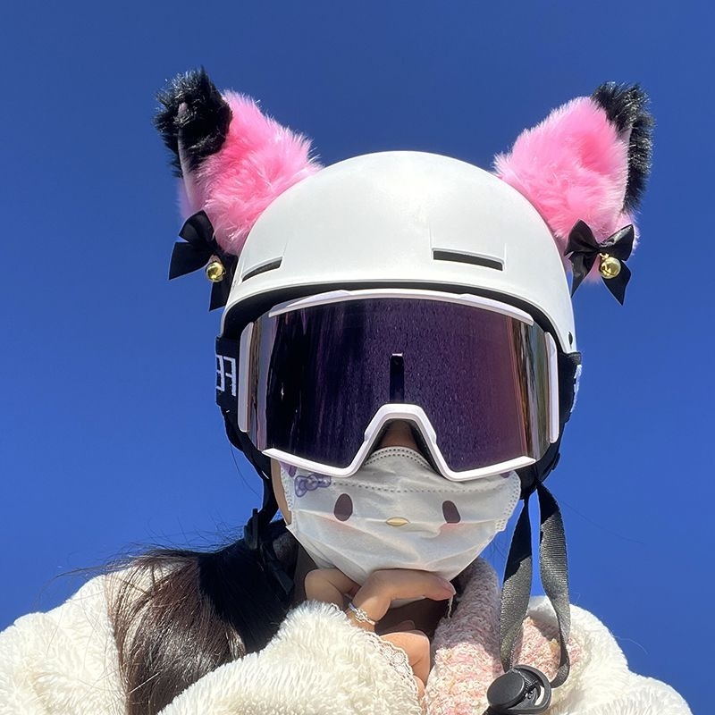 Fenglan 58455 Kuromi galvas lente ķiveres dekorācija, piemērojama slēpošanas un snovborda ķiverēm