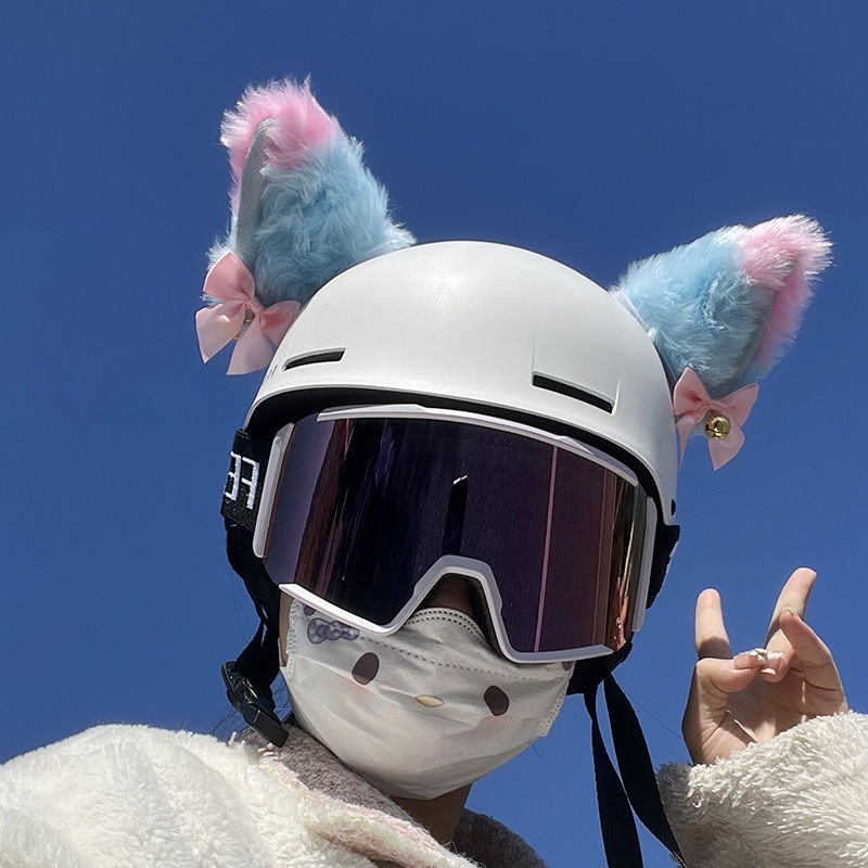 Fenglan 58455 Kuromi galvas lente ķiveres dekorācija, piemērojama slēpošanas un snovborda ķiverēm