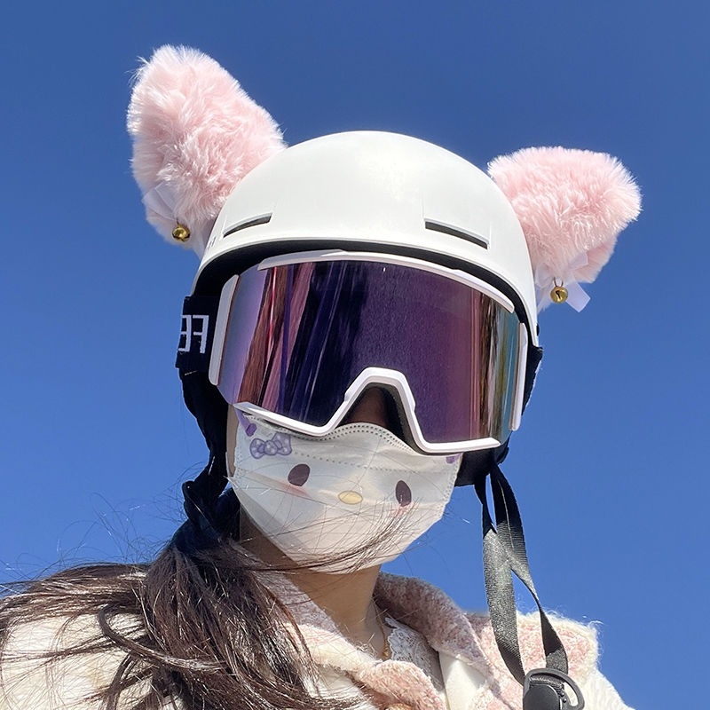 Fenglan 58455 Kuromi galvas lente ķiveres dekorācija, piemērojama slēpošanas un snovborda ķiverēm