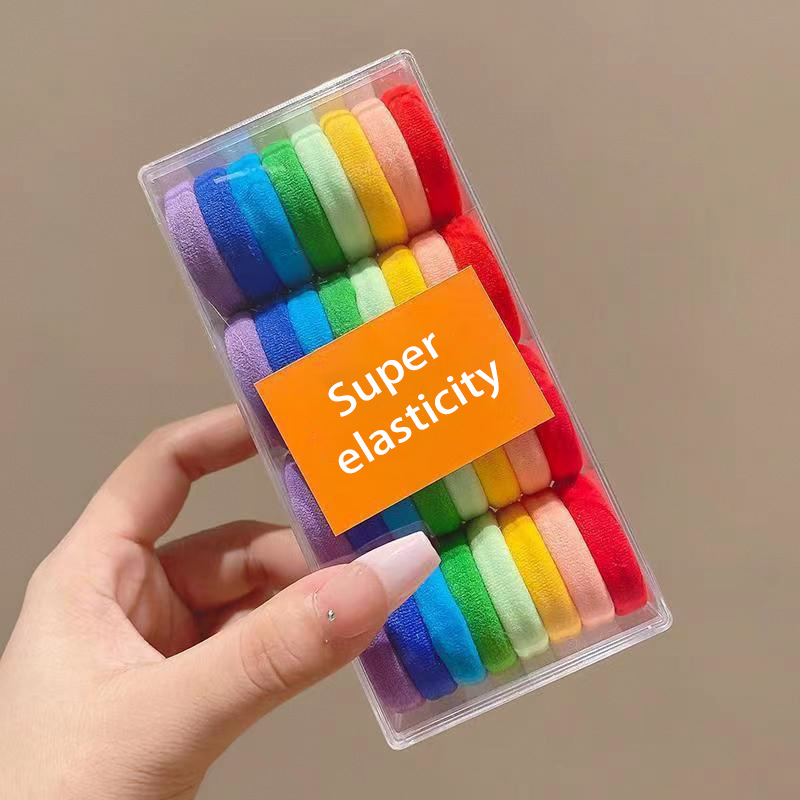 Gumica za kosu za rep (materijal: tkanina; ručna izrada; visoka elastičnost)