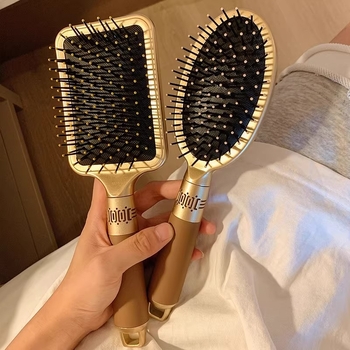 Pieptene de masaj cu pernă de aer pentru păr lung, anti-static, îngrijire a scalpului