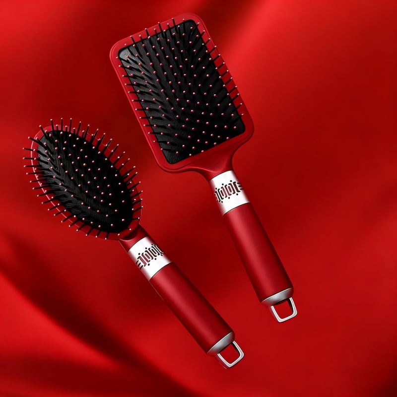 Pieptene de masaj cu pernă de aer pentru păr lung, anti-static, îngrijire a scalpului