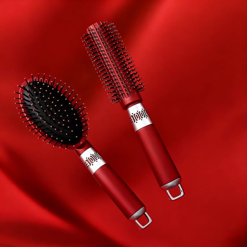 Pieptene de masaj cu pernă de aer pentru păr lung, anti-static, îngrijire a scalpului