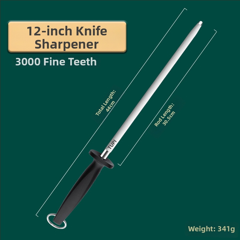 Peilių galandimo lazdelė – aukštos anglies plienas, profesionalus, universalus stilius, išleista 2022 m. pavasarį