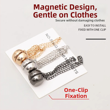 Μαγνητικά μανικετόκουμπα – κράμα μετάλλου, γυναικείο IN στυλ, στρογγυλό σχήμα, ηλεκτροπλατίωση, άνοιξη 2025
