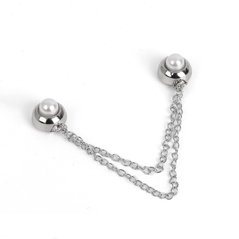 Μαγνητικά μανικετόκουμπα – κράμα μετάλλου, γυναικείο IN στυλ, στρογγυλό σχήμα, ηλεκτροπλατίωση, άνοιξη 2025