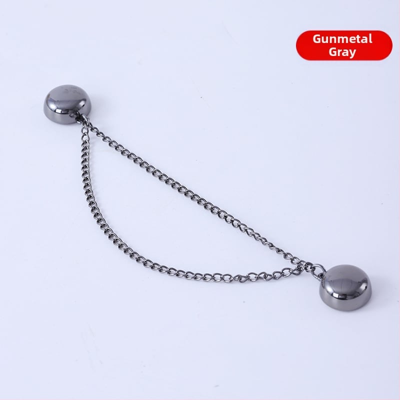 Μαγνητικά μανικετόκουμπα – κράμα μετάλλου, γυναικείο IN στυλ, στρογγυλό σχήμα, ηλεκτροπλατίωση, άνοιξη 2025