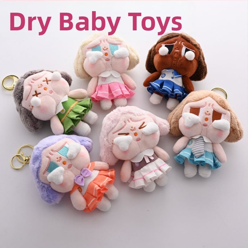 Šviesianti pūkuota lėlė raktų pakabukui mokyklos kuprinei - mielas studentų stiliaus figūrėlė, scenų žaidimas, amžius 7–14 metų, spalvota dėžutė įpakavimas