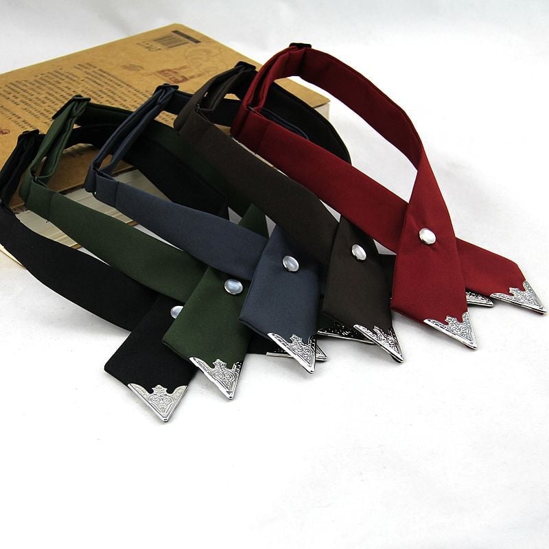 Kakla pušķis bow tie, roku darbs, neilona filament, vienkrāsains, universāls