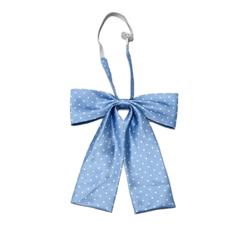 Sievietēm kaklasaite ar loku, polka dot raksts, rayon materiāls, korejiešu versija