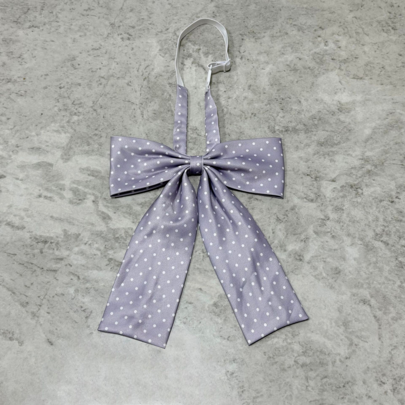 Sievietēm kaklasaite ar loku, polka dot raksts, rayon materiāls, korejiešu versija