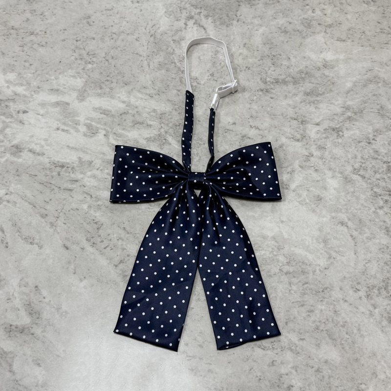 Sievietēm kaklasaite ar loku, polka dot raksts, rayon materiāls, korejiešu versija