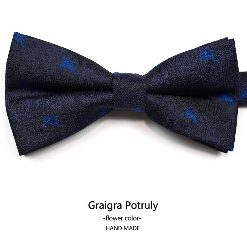 Unisex tauriņa kaklasaite ar dzīvnieku karikatūru, poliesters, drukāts dizains, plakana galvas stils