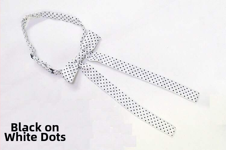 Ziedu motīva kakla lente ar papionu, satīna apdare, poliestera šķiedra, vienkrāsains raksts, sievietes stils, pielāgota apstrāde.