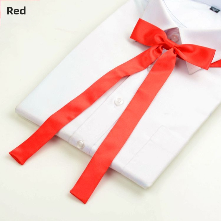 Ziedu motīva kakla lente ar papionu, satīna apdare, poliestera šķiedra, vienkrāsains raksts, sievietes stils, pielāgota apstrāde.