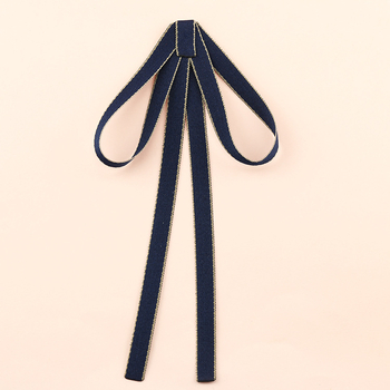 Kakla ziedu loku – universāls, korejiešu stils, satīna apdare, poliestera šķiedra, vienkrāsains raksts