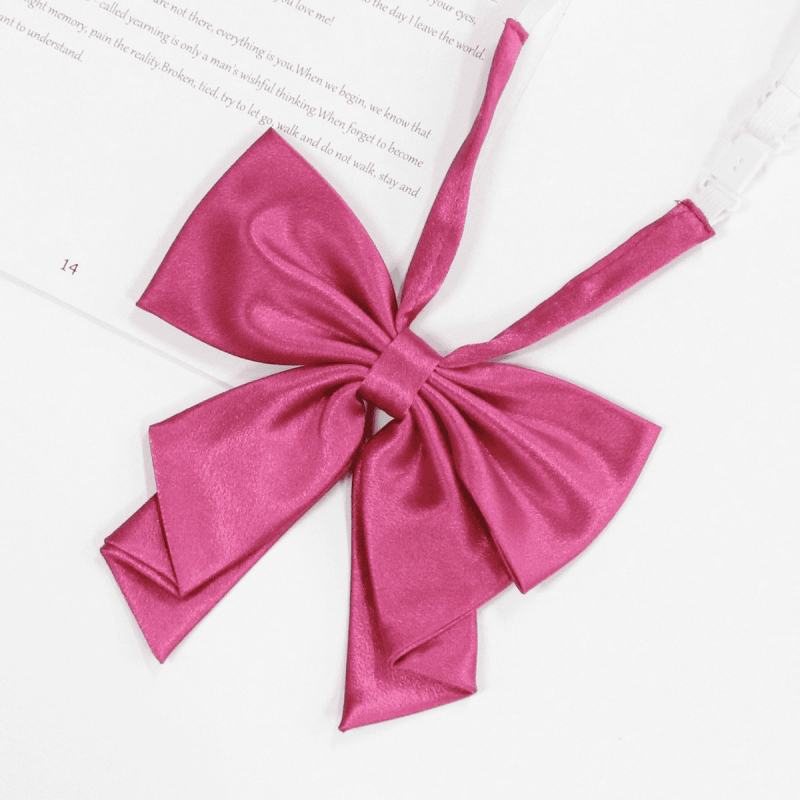 Kaklaraištis ar ziedu uz kaklu – 90% poliesters, Universāls, Korejiešu/Japāņu Literārais/Akadēmiskais stili, 2025. gada pavasaris