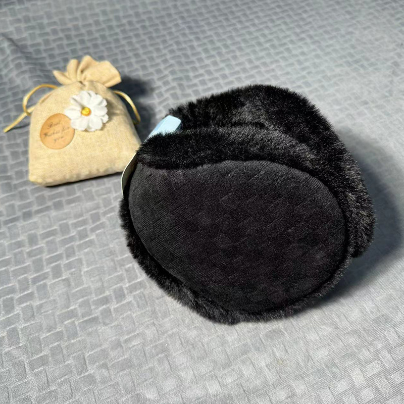 Zaštitnici za uši - plišani, karirani uzorak, unisex odrasli, zima i jesen, zadržavaju toplinu