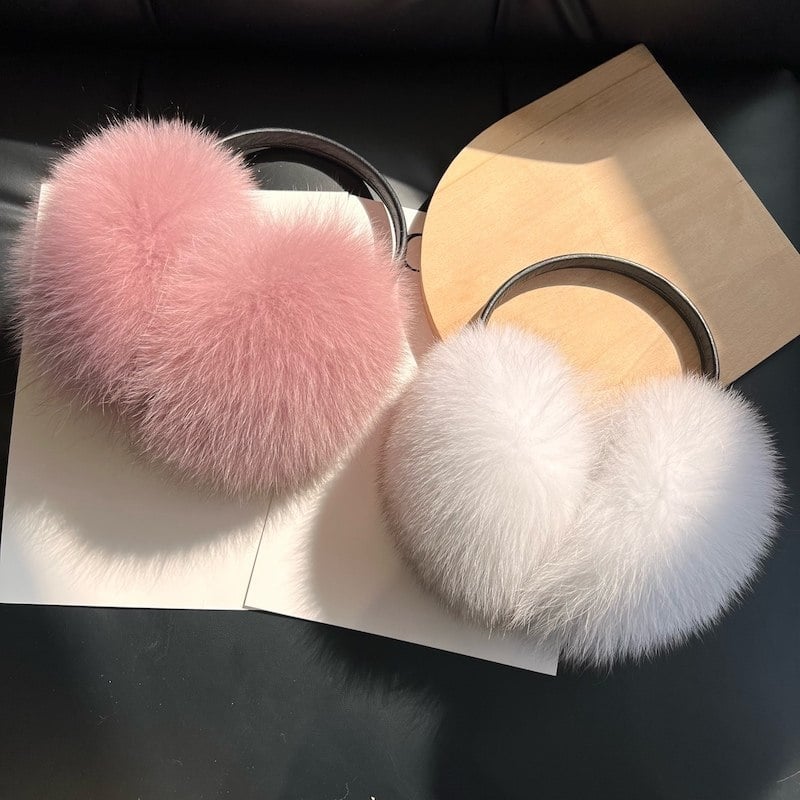 Líščie srstné ušné nákrčníky, plyšové, unisex pre dospelých, základný štýl do mesta, sezóna zima/jeseň/jar